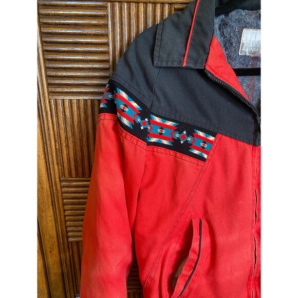 Express Riders Aztec Red Jacket size small - Picture 2 of 5